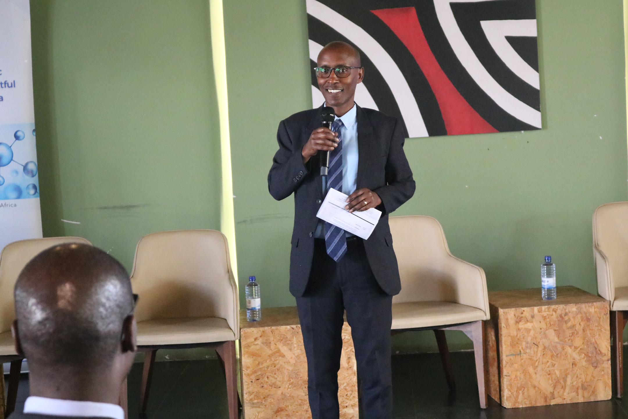 Ass. Prof. Ignace GATARE, The Principal of the College of Science and Technology highlighted the need to integrate AI in research