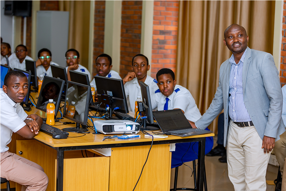 Students at STEMPower center, University of Rwanda